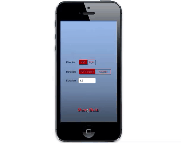 Custom View Controller Transitions in Landscape