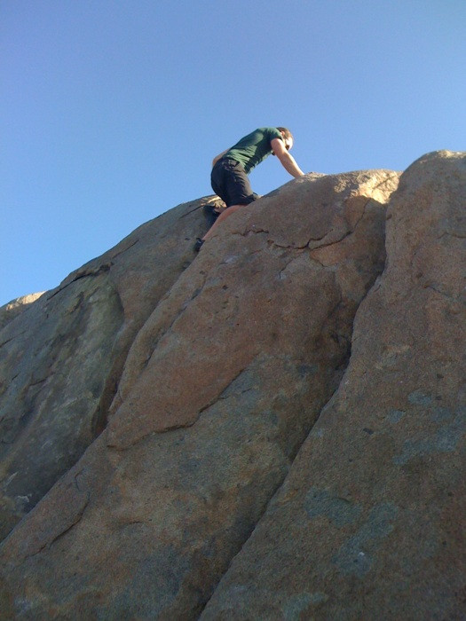 Rock climbing